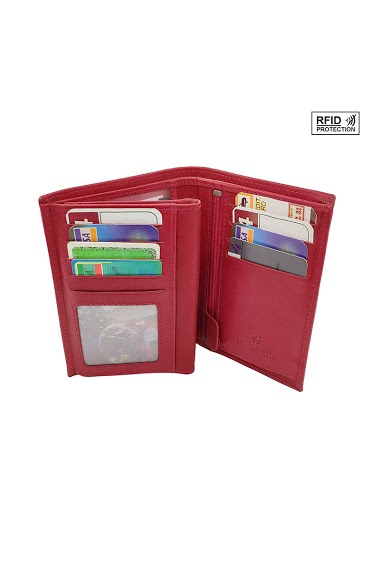 Wholesaler Maromax - Junior rfid leather wallet