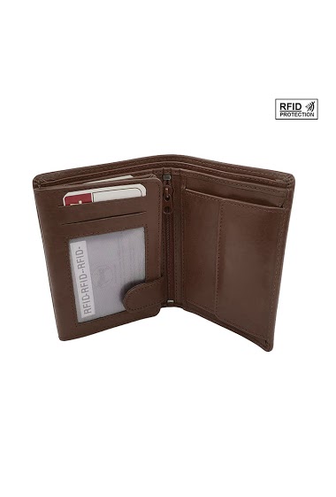 Wholesaler Maromax - Leather rfid wallet