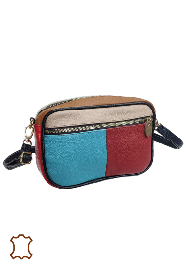 Wholesaler Maromax - Round pachtwork leather handbag