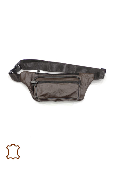 Wholesaler Maromax - Flat cowhide leather fanny pack