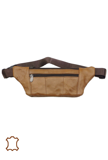 Wholesaler Maromax - Flat leather fanny pack