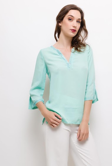 Wholesaler MAR&CO - Blouse with strass