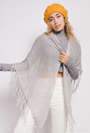 Wholesalers MAR&CO - Perforated shiny poncho