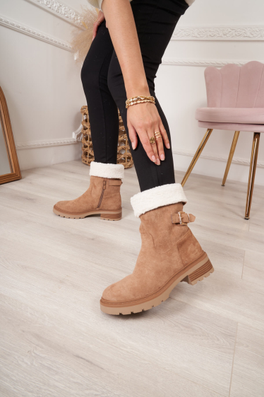 Wholesaler Marquiiz - Faux fur ankle boots