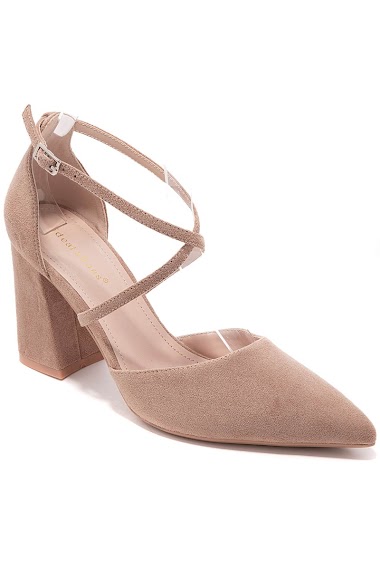Wholesalers Marquiiz - Cross strap heeled court shoes
