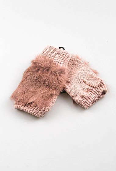 Grossiste MAR&CO Accessoires - gants fourrure en lapin