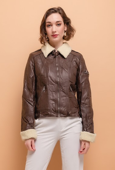 Wholesaler MAR&CO - Fake leather jacket