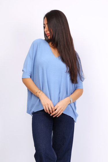 Oversized seamless v-neck blouse Max & Enjoy (Vêtements)