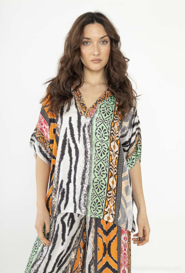 Wholesaler Max & Enjoy (Vêtements) - Oversized silk blouse