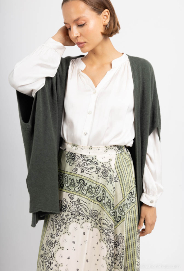 Wholesaler Max & Enjoy (Vêtements) - Plain silk blend blouse