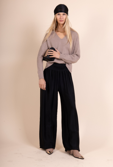 Wholesaler Max & Enjoy (Vêtements) - Flowing silk-blend pants