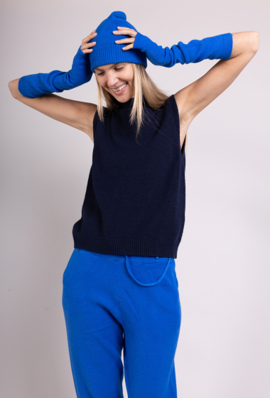 Wholesaler Max & Enjoy (Vêtements) - Seamless sleeveless high neck sweater