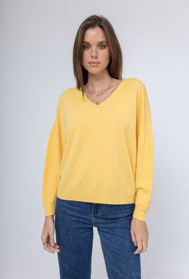 Wholesaler Max & Enjoy (Vêtements) - Seamless v-neck sweater