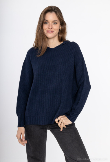 Wholesaler Max & Enjoy (Vêtements) - Seamless ribbed sweater with hood