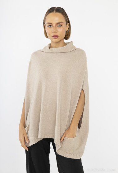 Wholesaler Max & Enjoy (Vêtements) - Seamless poncho sweater