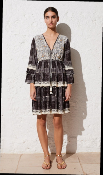 Wholesaler Max & Enjoy (Vêtements) - Bohemian viscose dress