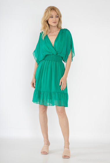 Wholesaler Max & Enjoy (Vêtements) - Short silk-blend dress