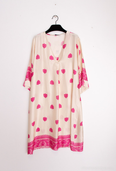 Wholesaler Max & Enjoy (Vêtements) - Flowing dress with silk