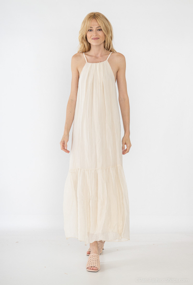 Wholesaler Max & Enjoy (Vêtements) - Long flowing silk blend dress