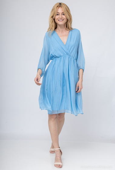 Wholesaler Max & Enjoy (Vêtements) - Silk-blend midi dress