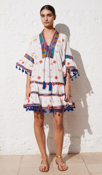 Wholesaler Max & Enjoy (Vêtements) - Bohemian cotton tunic dress