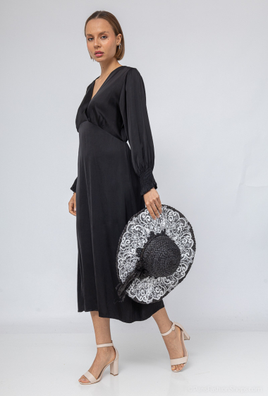 Wholesaler Max & Enjoy (Vêtements) - Plain silk blend dress