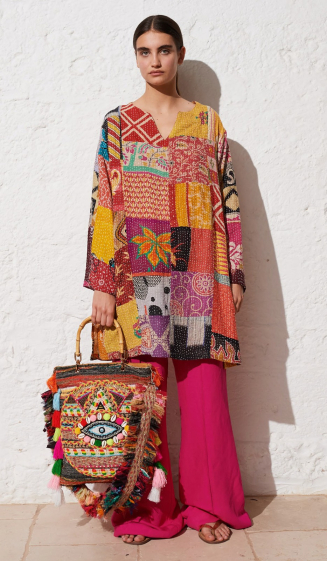 Grossiste Max & Enjoy (Vêtements) - Tunique Indienne en coton