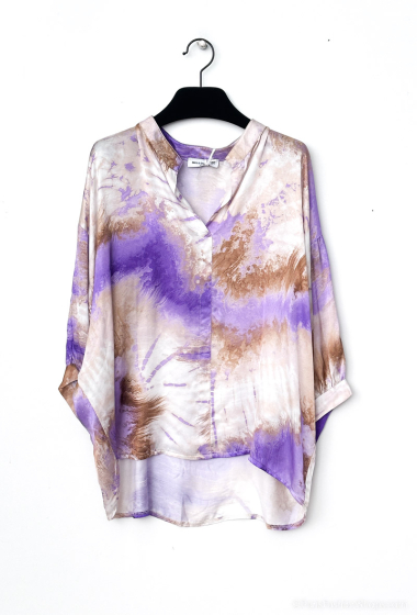 Grossiste Max & Enjoy (Vêtements) - Une blouse à imprimé, fluide