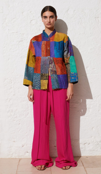 Großhändler Max & Enjoy (Vêtements) - Kimonojacke aus indischer Seide