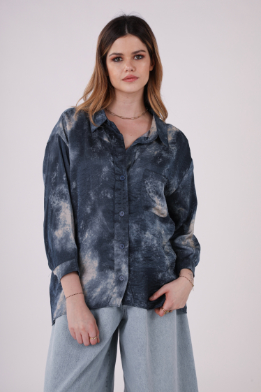 Wholesaler MAXMILA PARIS - Tshirts with print, degraded blue
