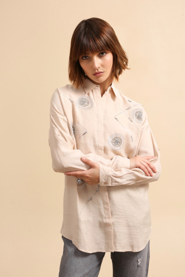 Wholesaler MAXMILA PARIS - Loose fit patterned shirt