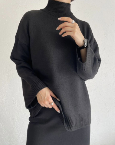 Wholesaler MAXMILA PARIS - High-neck sweater - VALICA