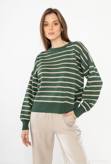 Wholesaler MAXMILA PARIS - Sailor sweater with buttoning - CHICO