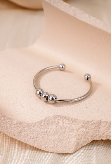 Wholesaler Eclat Paris - Stainless steel adjustable ring