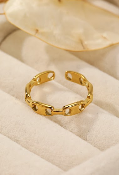 Wholesaler Eclat Paris - Golden pig nose ring