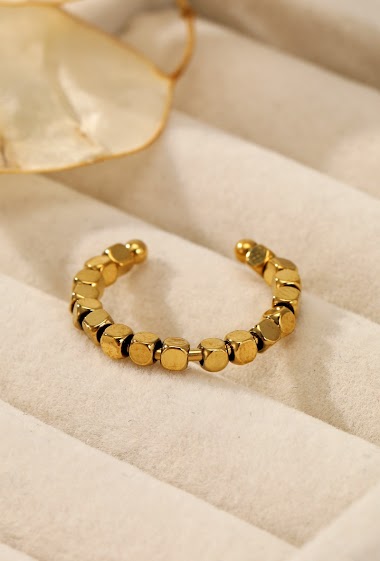 Wholesaler Eclat Paris - Cubic golden ring