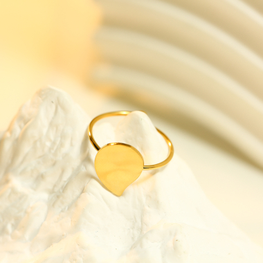 Wholesaler Eclat Paris - Golden Drop Ring