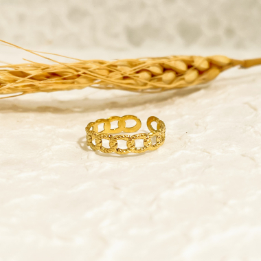 Wholesaler Eclat Paris - Fine mesh gold ring