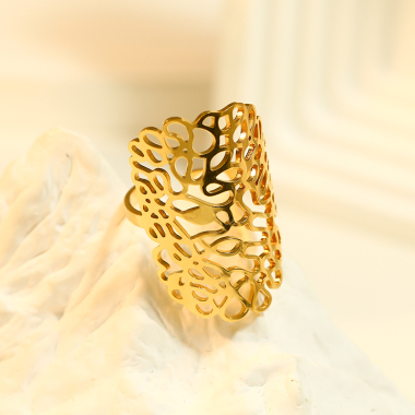 Mayorista Eclat Paris - Patrones de anillos dorados