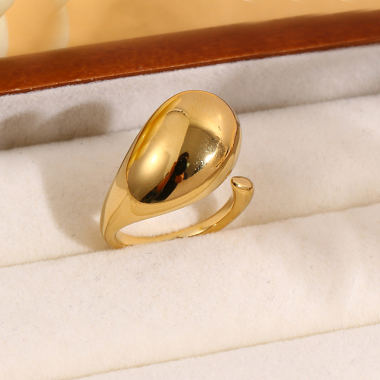 Wholesaler Eclat Paris - Gold Ring Opening Before Drop