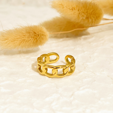 Wholesaler Eclat Paris - Golden link ring
