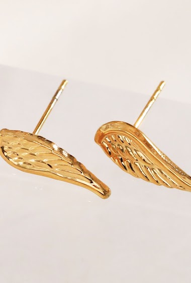 Wholesaler Eclat Paris - Wing earrings