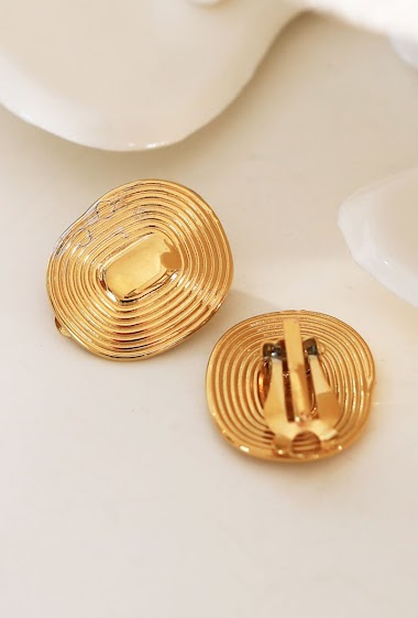 Wholesalers Eclat maybijou - Clip-on button earrings