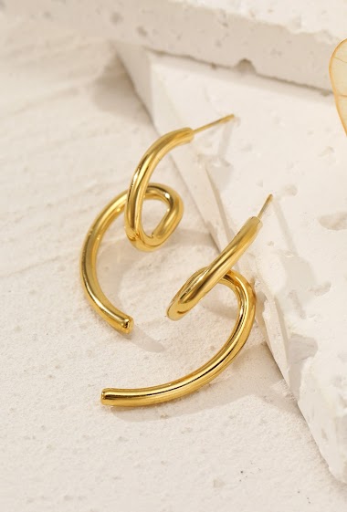 Wholesaler Eclat Paris - Comma earrings