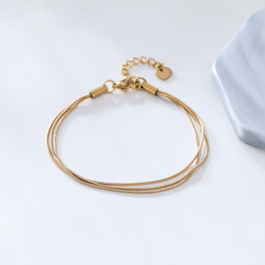 Wholesaler Eclat Paris - Smooth multi chain bracelet
