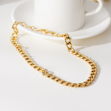 Wholesaler Eclat Paris - Large link gold necklace