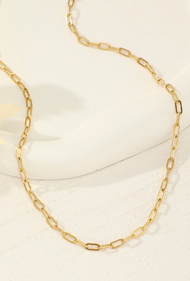 Wholesaler Eclat Paris - Stainless steel necklace