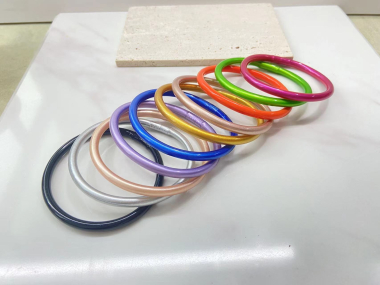 Grossiste Eclat Paris - Lot de 10 bracelets colorés type bouddhistes