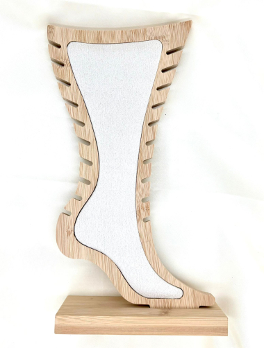 Wholesaler Eclat Paris - Beige Wooden Display for Ankle Chains