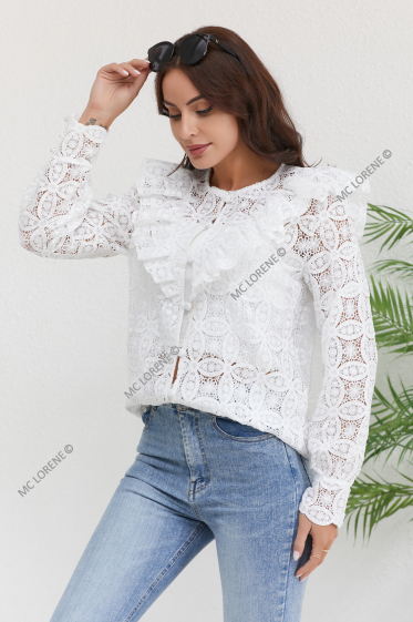 Wholesaler MC LORENE - Lace blouse